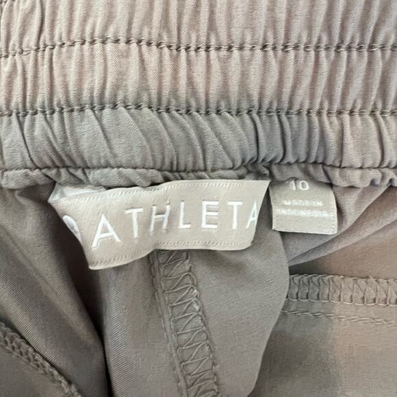 Athleta Women's Cargo‎ Tech Pant Light Grey Size 10 - Picture 5 of 9